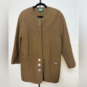 Vintage Geiger of Austria Boiled Wool Cardigan/Coat